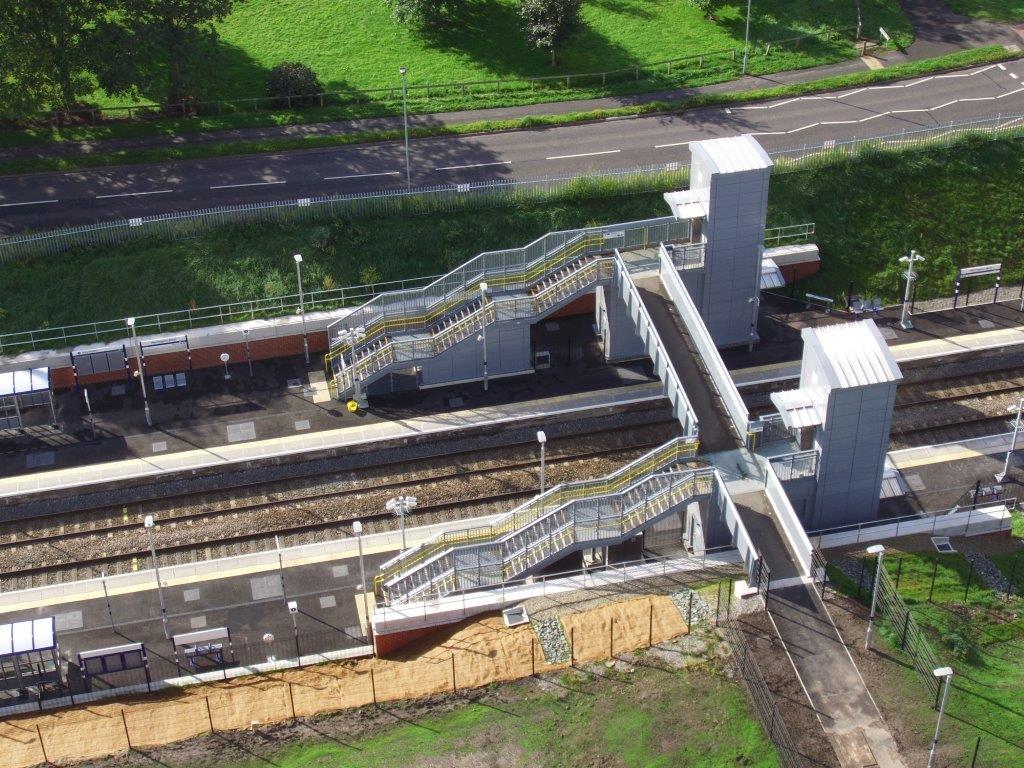 Warrington West footbridge