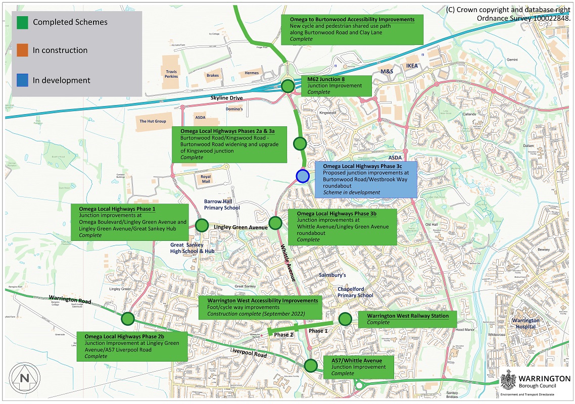 Omega Local Highways plan