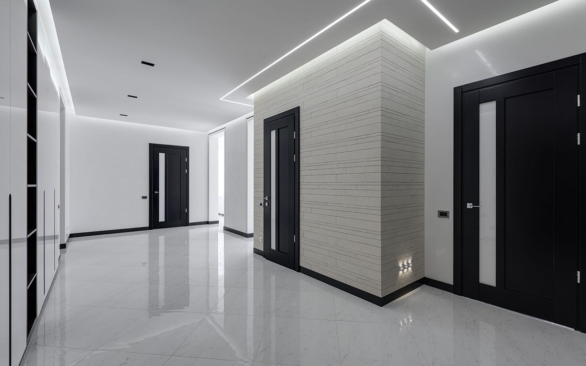 Modern office corridor