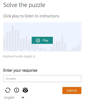 Audio check example