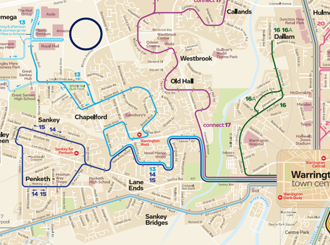 Omrga bus routes