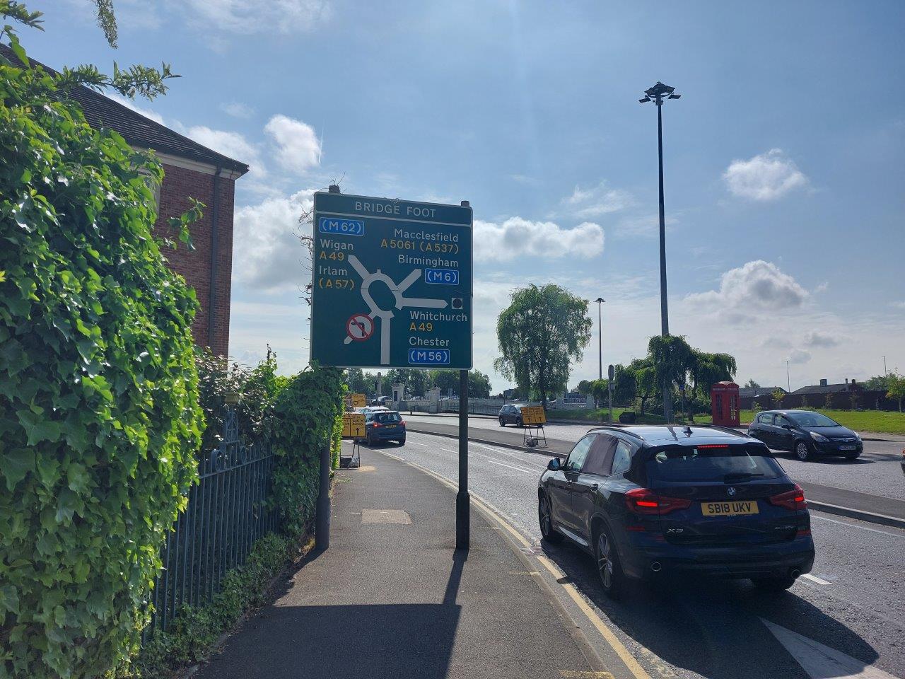 Bridge Street North bus lane - From Wilson pattern Street