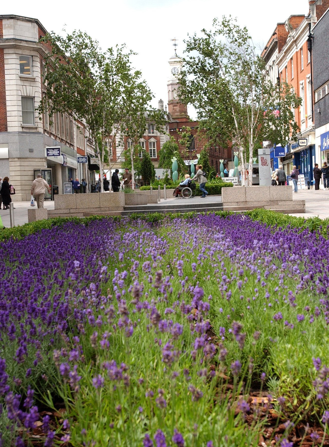 Buttermarket Street Warrington town centre